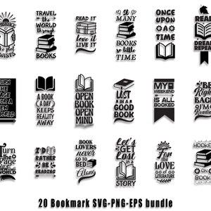 Bookmark SVG Bundle, Funny bookmark svg, Bookmark quotes svg, Reading svg, Retro Book svg, bookmark template svg, books svg