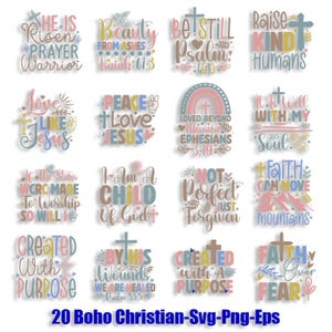 Boho Christian Svg Bundle, Religious svg, Sleeve Sweatshirt Design Svg, Bible Verse Svg Psalm Svg Jesus Svg God Svg Faith Svg t shirt design