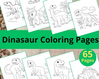 Printable Dinosaur Coloring Pages For Kids Toddlers Preschoolers,  Dinosaur Coloring Book Preschool Kindergarten Homeschool Printables