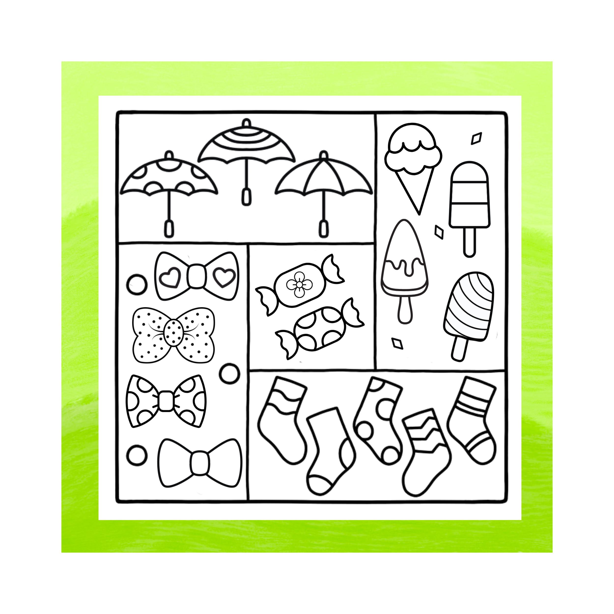 Small Pattern Coloring Pattern Coloring Pages |pattern Coloring Book |bold Easy Coloring ...