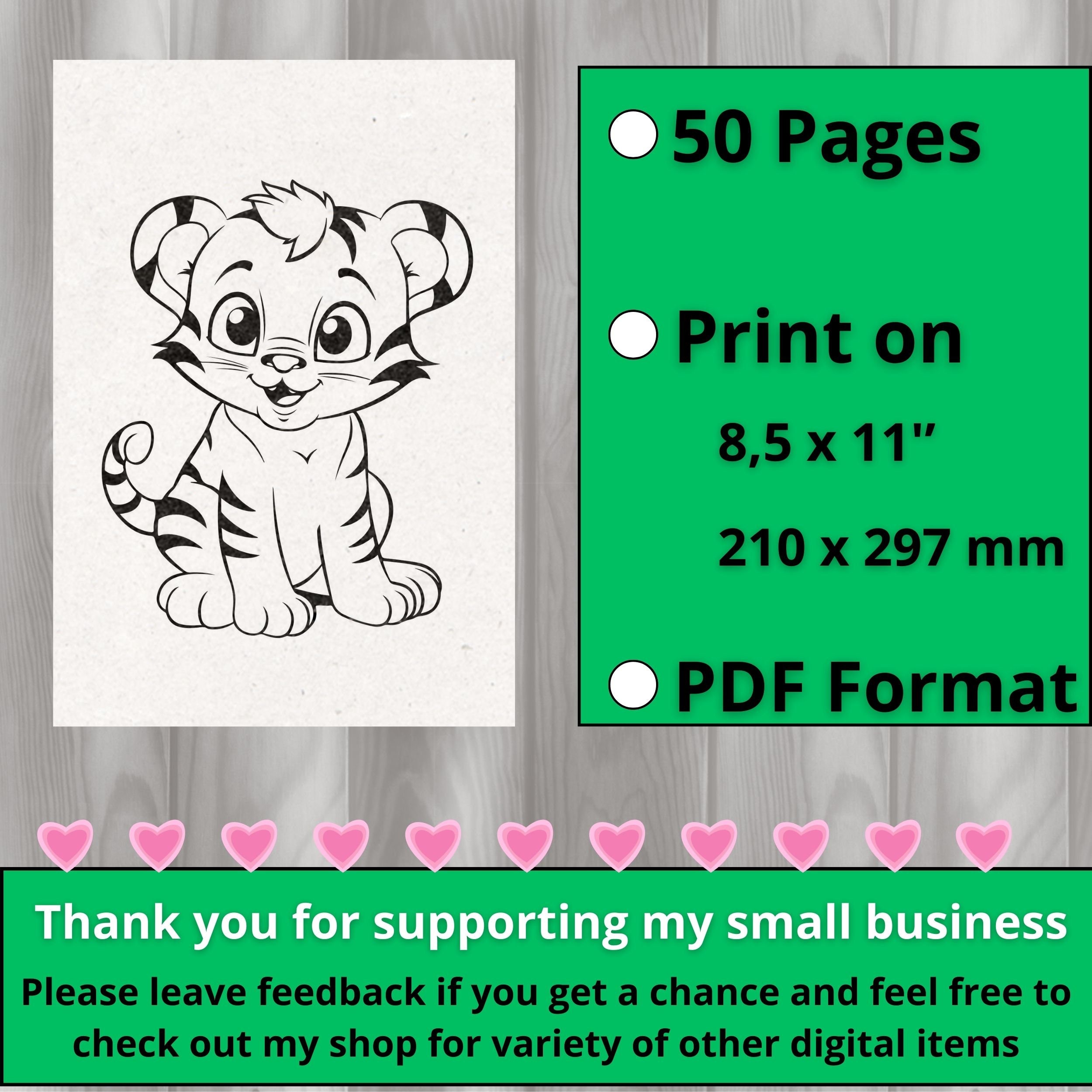 Cute Animal Coloring Pages for Kids Toddler Coloring Preschool Camping