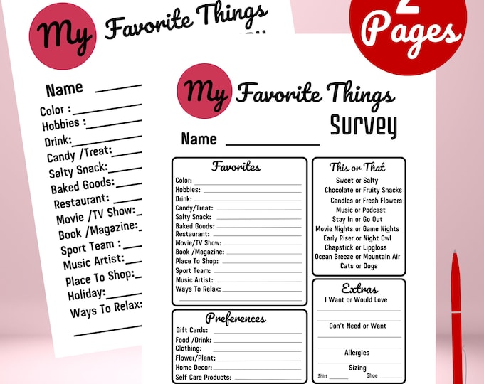 Team Building Get to Know Me Questionnaire Printable|employee Favorites ...