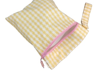 Sorbet Wet bag, zippered bag, diaper bag, waterproof bag