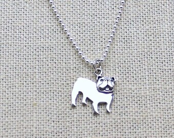 Dog charm necklace, 9 breeds to choose from with Sterling Silver 18 inch chain