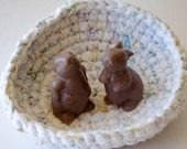 Bunny Rabbit Easter Gift Soap, Set Of Two Bunnies,  Whimsical Personalized Easter Soap, Easter Bunny Gift, Children's Soap Set