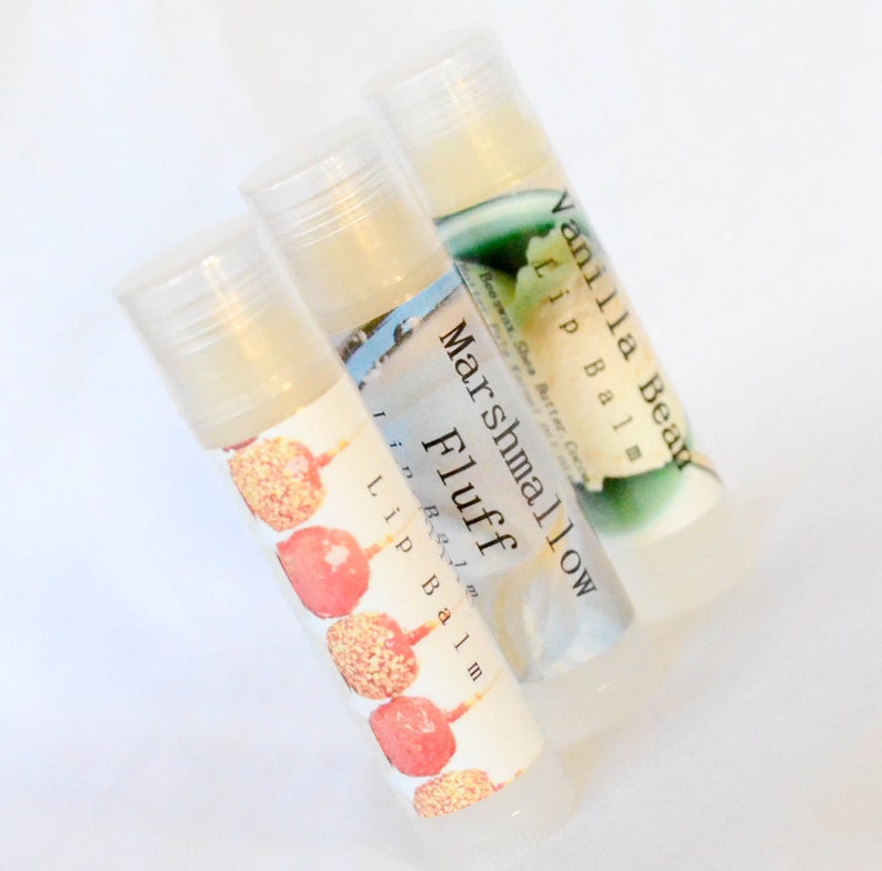 Lip Balm Bundle Of 3 Shea Butter Cocoa Butter Lip Care Tube Etsy