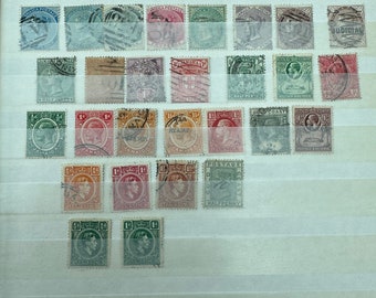 Queen Victoria, George V and Edward VIII Stamps