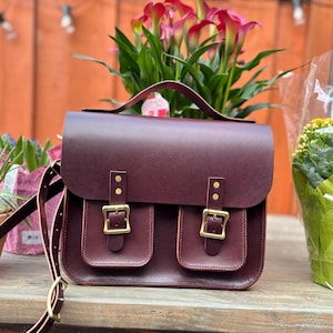 Handmade Leather Messenger Bag
