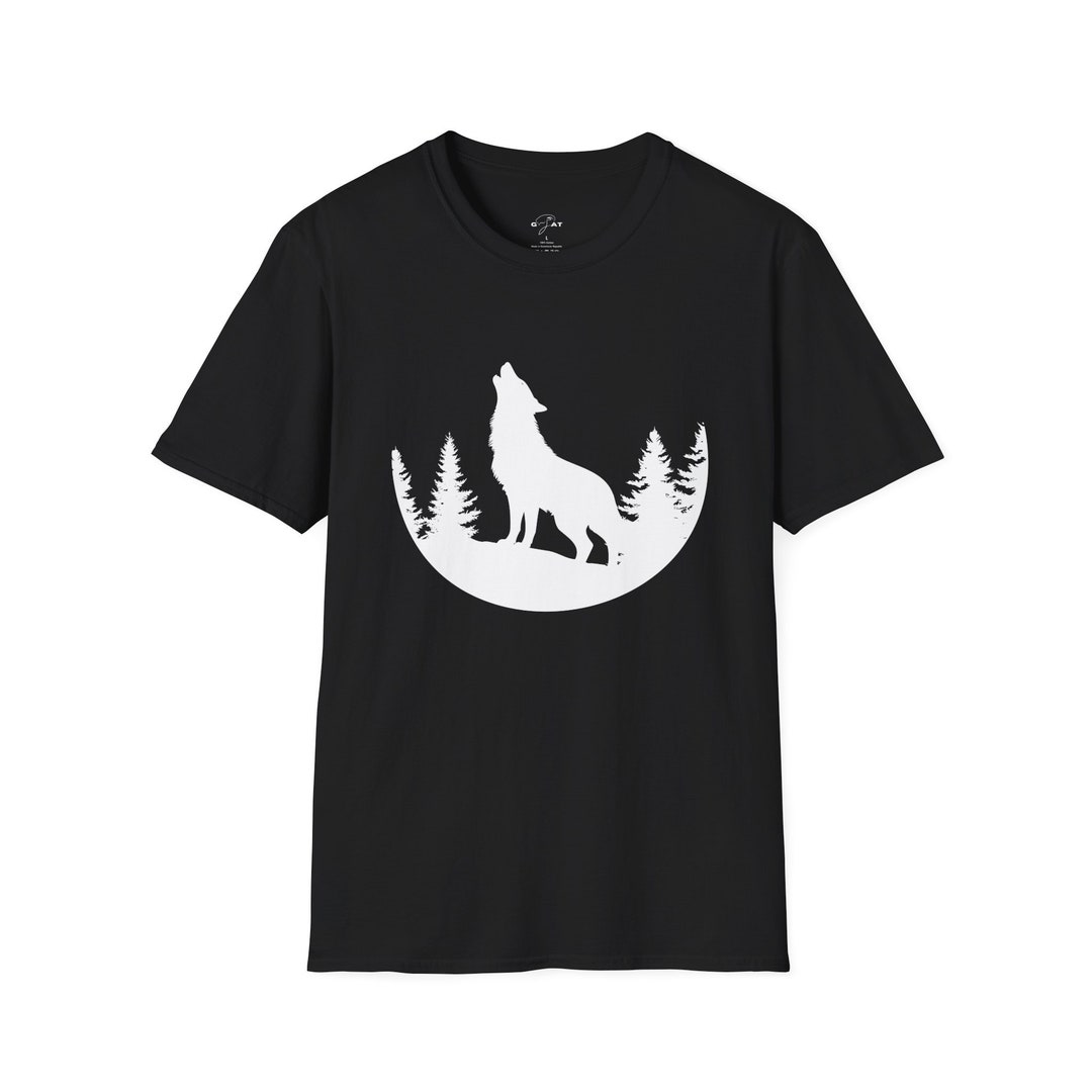 Gray Wolf T-shirt, Grey Wolf T Shirt, Spirit Animal Wolf Tee Shirt ...