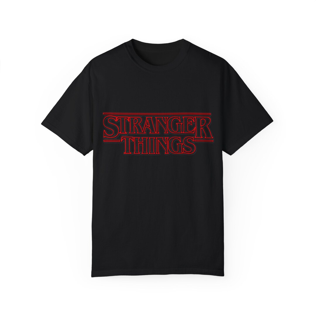 stranger things t shirt tie dye
