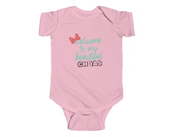 Welkom bij mijn prachtige Chaos baby bodysuit van fijne jersey