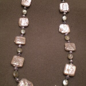 Pearl jewelry, statement necklace, beaded jewelry, OOAK, handmade necklace
