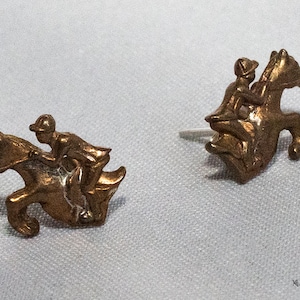 horse earrings, equestrian jewelry,  gifts under 20