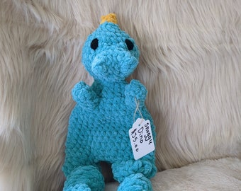 Crochet snuggle dinosaur