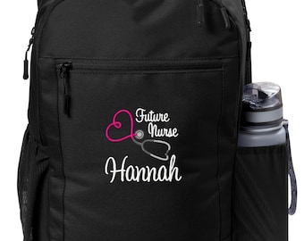 Personalized Nurse Backpack: Appreciation Gift for RN, CNA, Medic