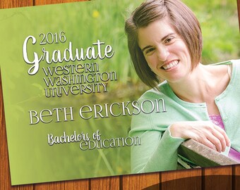 college graduation announcement etsy