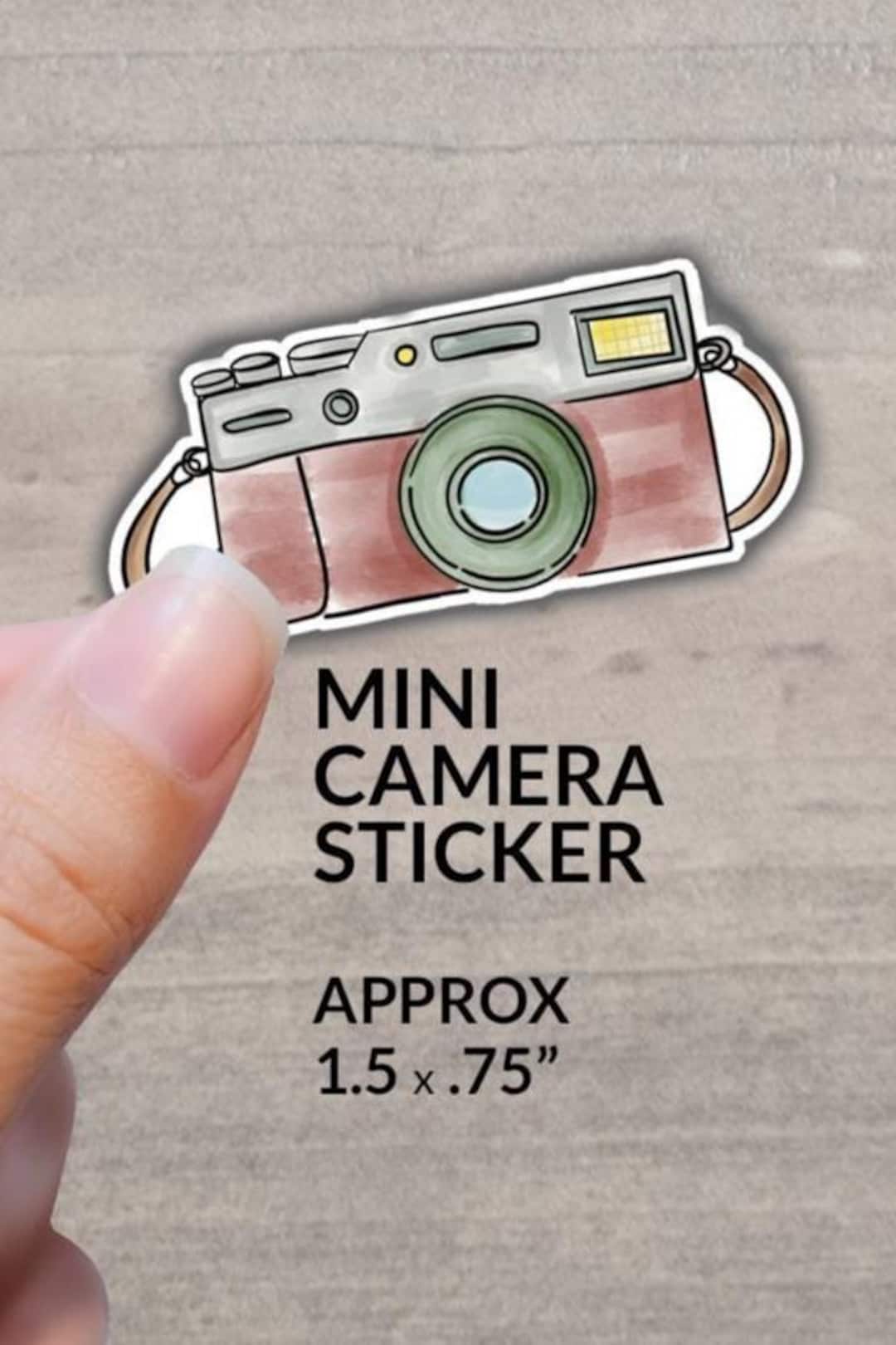 Camera Sticker Small, Photography Stickers Waterproof, Vinyl - Etsy