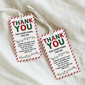 Thank You Gift Tags Printable, Volunteer Thank You Tag, Thank You for ...
