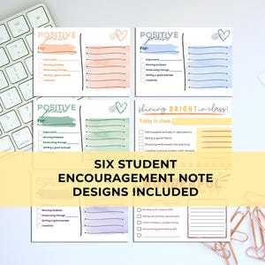 Happy Mail Note from Teacher, Great Job Notes for Kids, Notes from Teacher to Student, Notes Home To Parents, Brag Note For Teachers