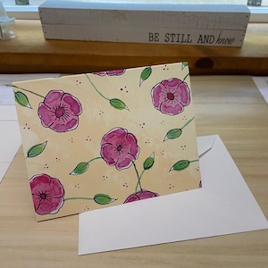 Tarjetas de notas con sobres, tarjetas de notas con acuarela, tarjetas y sobres para papelería, tarjetas de felicitación para amigos, cartas para escribir, juego de 3