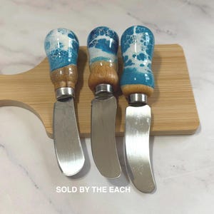 Cheese Knife Set, Cheese Spreader Knife, Hand Painted Cheese Knive, Charcuterie Utensils, Charcuterie Accessories, Cheese knives