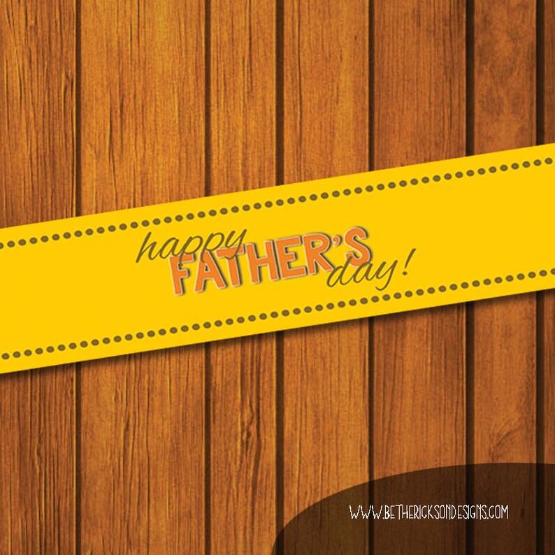 Mason Jar Printable Label / Father's Day / We Love You to - Etsy