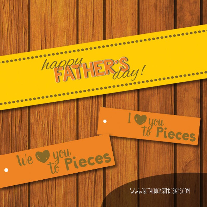 Mason Jar Printable Label Father s Day We Love You To Etsy
