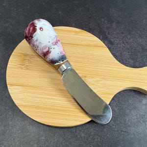 Cheese spreader, Hand Painted Cheese knife, Charcuterie Utensils, Charcuterie Accessories, Cheese Knive Cute Handles, set of one