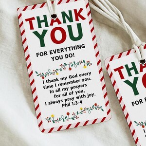 Thank You Gift Tags Printable, Volunteer Thank You Tag, Thank You for ...