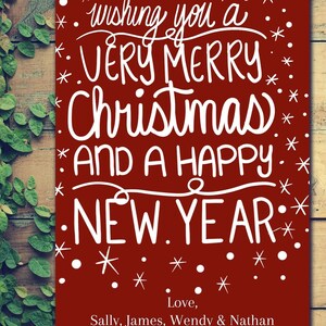 Year in Review Template, Canva Card Template, Photo Christmas Cards, Personalized Christmas Card, Merry Christmas Card Canva Template image 2