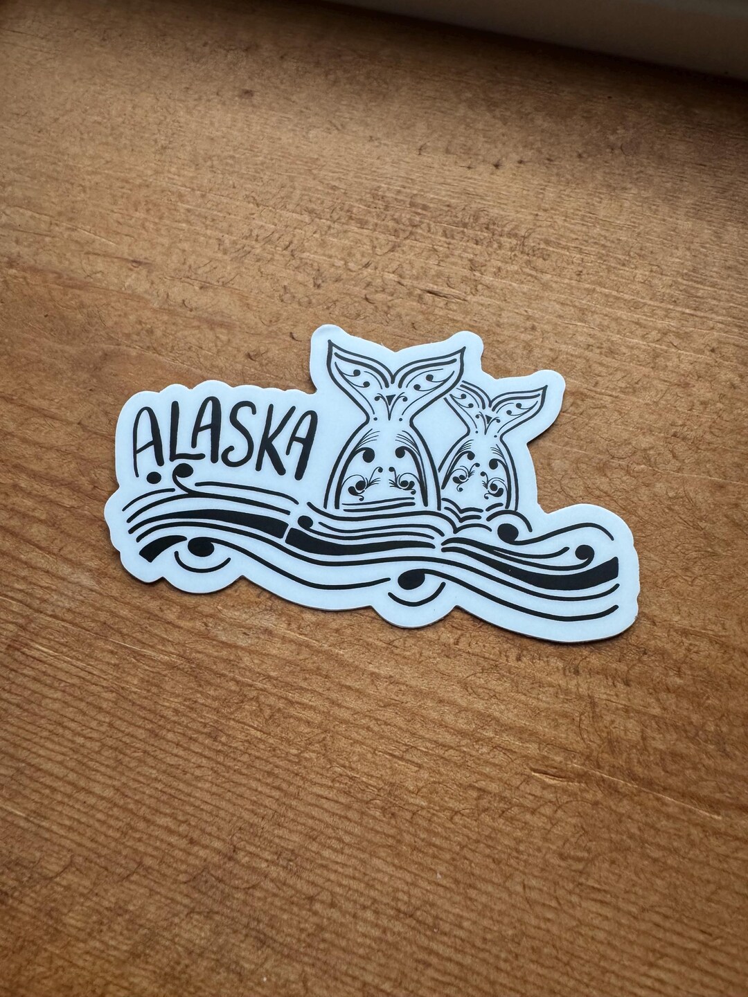 Alaska Sticker, Water Bottle Sticker, Whale Tail, State Stickers ...