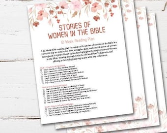 Bible Reading Tracker, Bible Reading Plan 2025, Bible Reading Progress, Scripture Reading Chart, Bible Plan, Bible Tracker Printable, Women