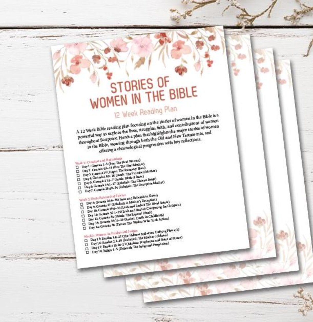 Bible Reading Tracker, Bible Reading Plan 2025, Bible Reading Progress ...