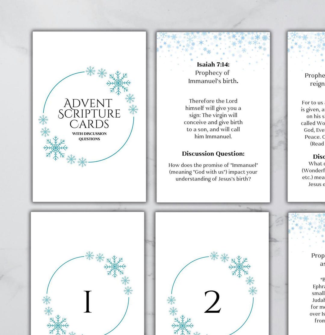 Printable Advent Devotional for Kids, Printable Advent Verses ...
