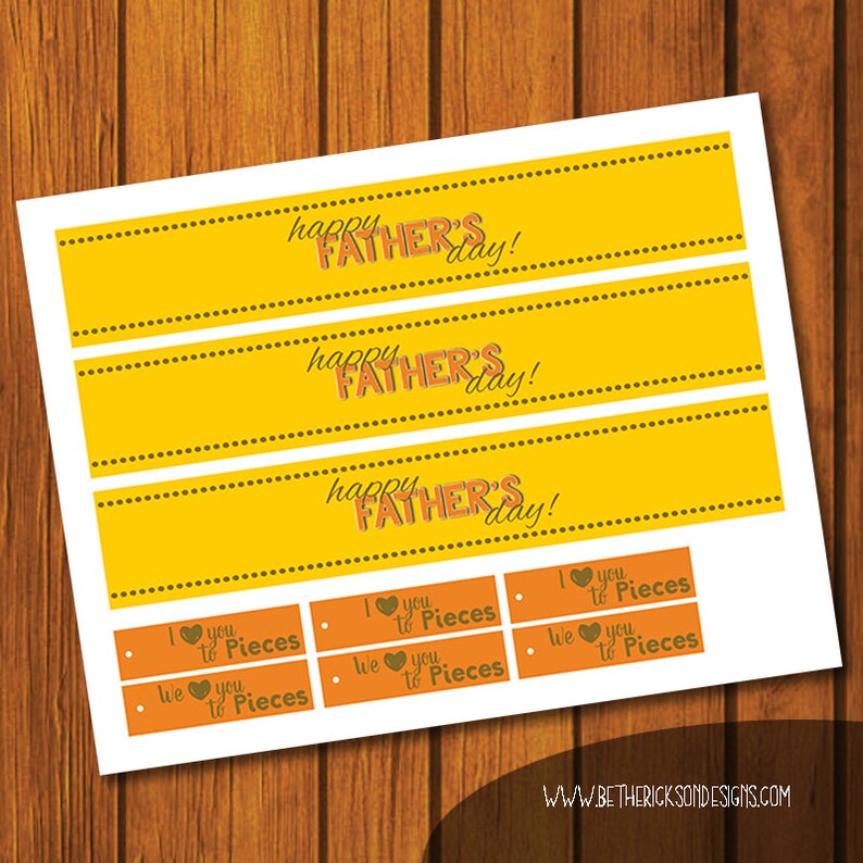 Mason Jar Printable Label Father s Day We Love You To Etsy
