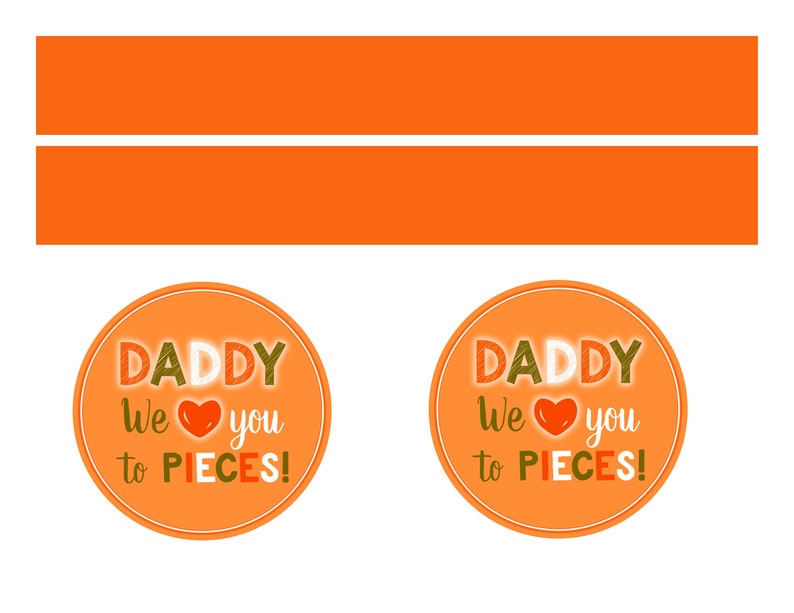 Mason Jar Printable Label Father s Day Daddy We Love Etsy
