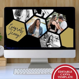Graduation Slideshow Video, Graduation Slideshow Template 2025, Slideshow Template Canva, Canva Slideshow Template, Graduation Powerpoint