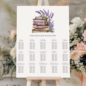 Buch Sitzplan, Buch Sitzplan, Sitzplan Vorlage zum Ausdrucken, Sitzplan Canva Vorlage