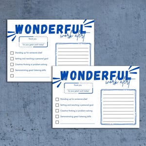 Great Job Notes for Kids, Happy Mail Note from Teacher, Notes from Teacher to Student, Notes Home To Parents From The Teacher