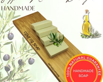 3 Bar Pure Olijfolie Zepen 100% Natuurlijk Handgemaakt Cadeau Moederdag Cadeau Vriend Cadeau