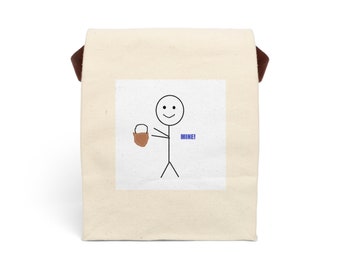 MINE - Stix Ppl - Canvas Lunch Bag With Strap