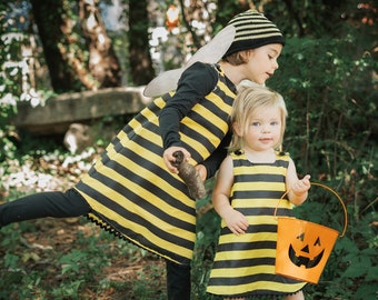 Bumble Bee Kids Halloween Costume, Girls Dress, Baby Costume, Toddler Costume, Honey Bee Costume, Animal Striped, Newborn - Girls 6