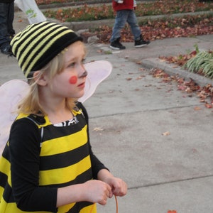 Bumble Bee Kids Halloween Costume, Girls Dress, Baby Costume, Toddler Costume, Honey Bee Costume, Animal Striped, Newborn Girls 6 image 5