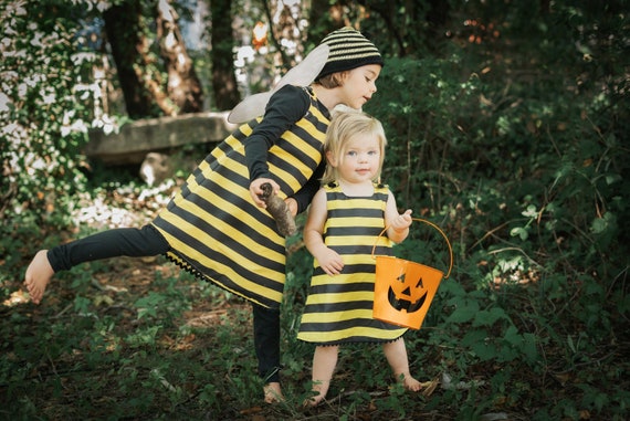 Girls Bee Costume - Complete Bumblebee Kids Costume Set with Tutu