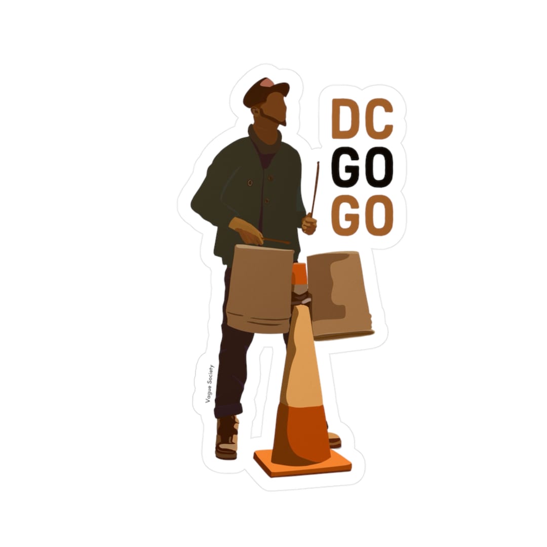 DC Go-go Kiss-cut Vinyl Decals - Etsy