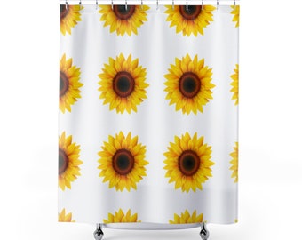 Duschvorhänge - Sonnenblume