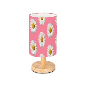 Daisy Cylindrical Table Lamp 5 Colors Cute Desk Office Craft Room Bedroom Dorm Light LED Smart Bulb + Remote