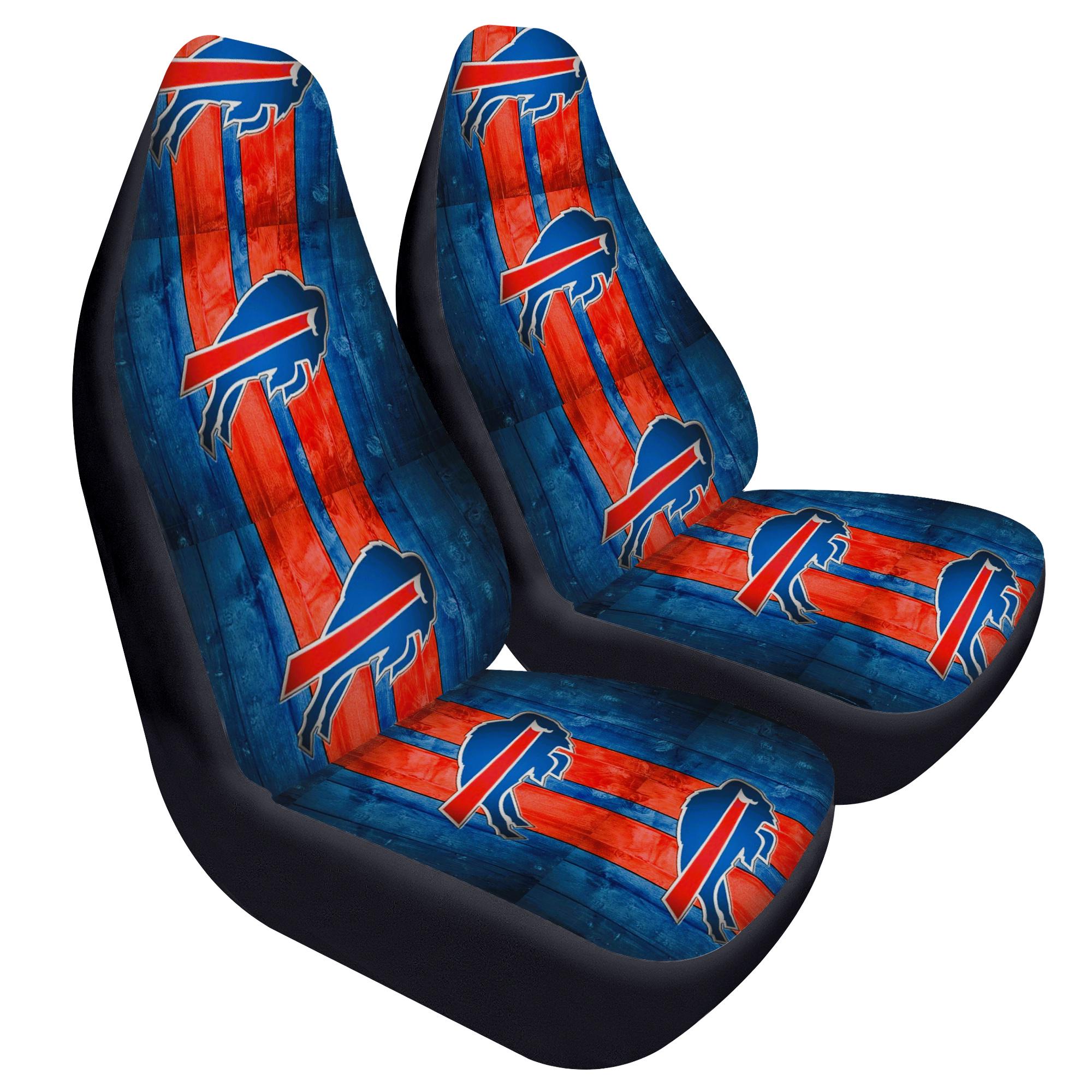 Buffalo Bills Microfiber Car Seat Covers 2pcs Etsy