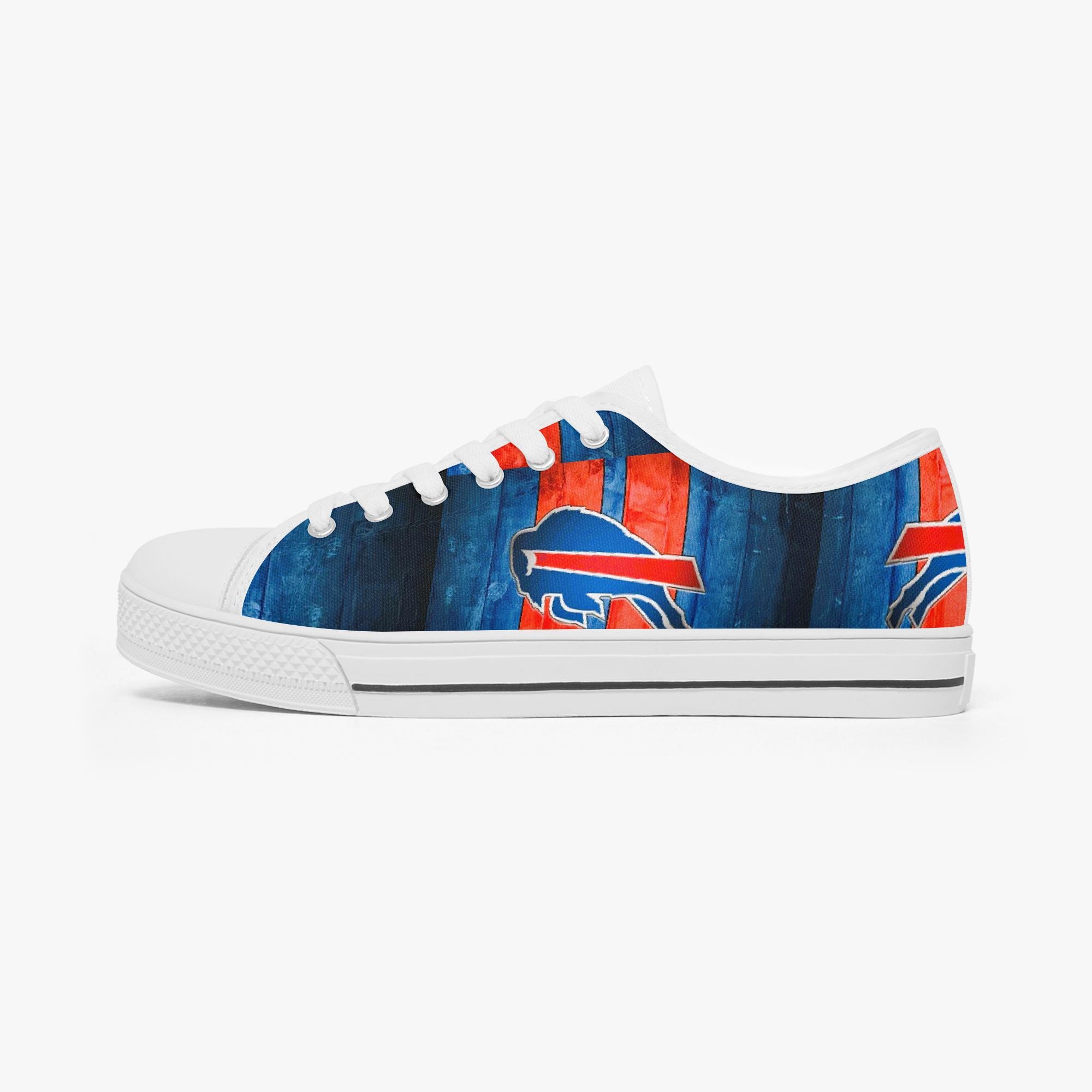 Buffalo Bills Sneakers White black Etsy UK