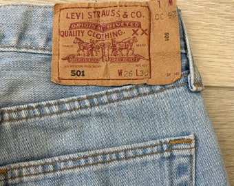 Vintage Levis 501's, Größe 26